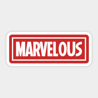 Marvelous Sticker